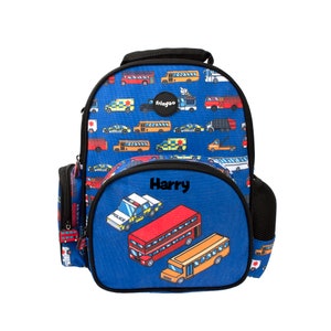FRINGOO Sac à dos personnalisé pour enfants, résistant à l'eau, pour garçons de 2 à 7 ans, maternelle, préscolaire, sac de voyage, sac à dos pour enfants (embouteillage)