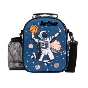 Sac à lunch personnalisé pour enfants - Sac à lunch isotherme thermique pour garçons - Astronaute