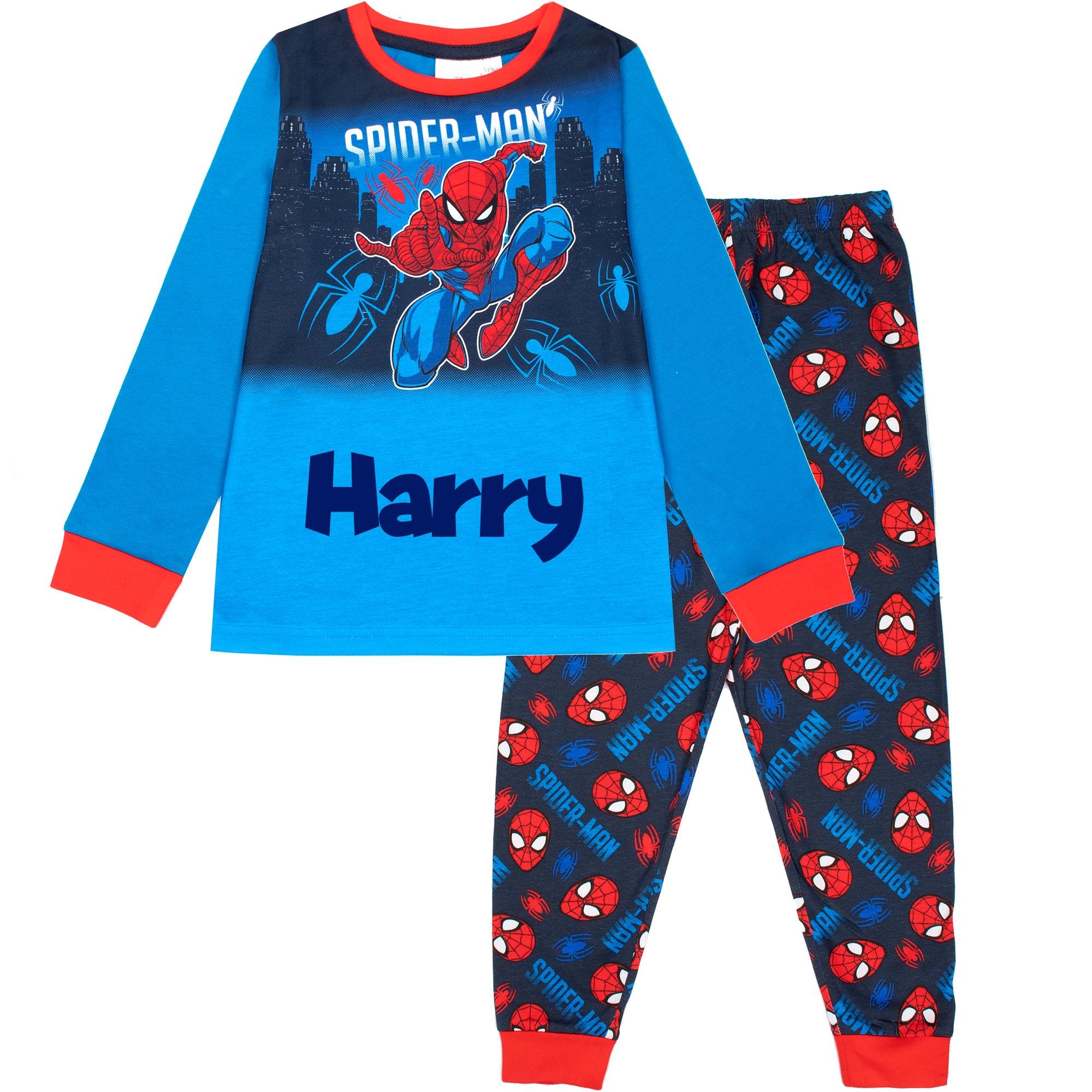 Personalised marvel pyjamas shop
