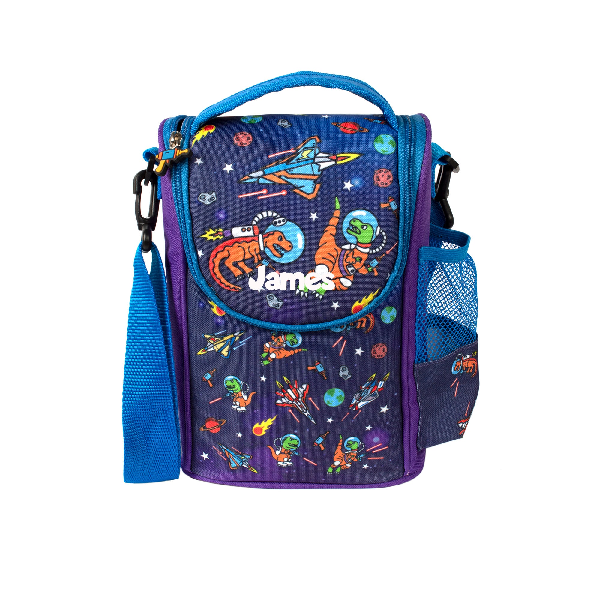 Fringoo® Astuccio per bambini con copertina rigida in rilievo, doppia cerniera, organizer per cancelleria, divertente e originale, design unico con unicorno (Hello I'm a Unicorn