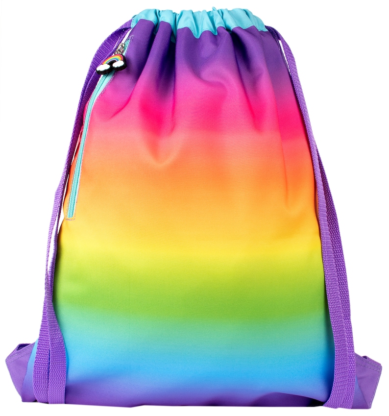 Personalised Kids Drawstring Bag With Zipped Pocket PE Bag Etsy UK