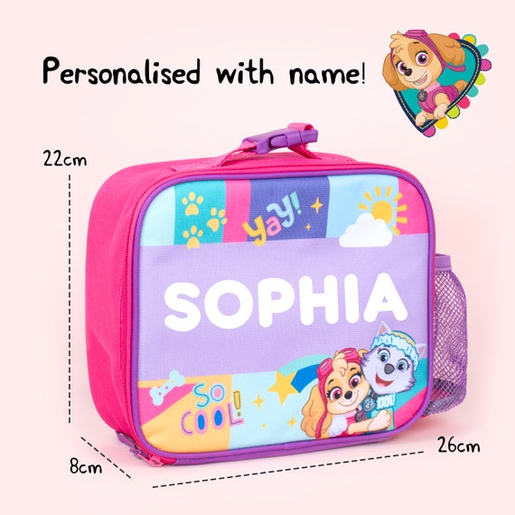 TDL Pat' Patrouille Sac Repas Isotherme Skye & Everest - Boîte à Goûter École Avec Poche Latérale