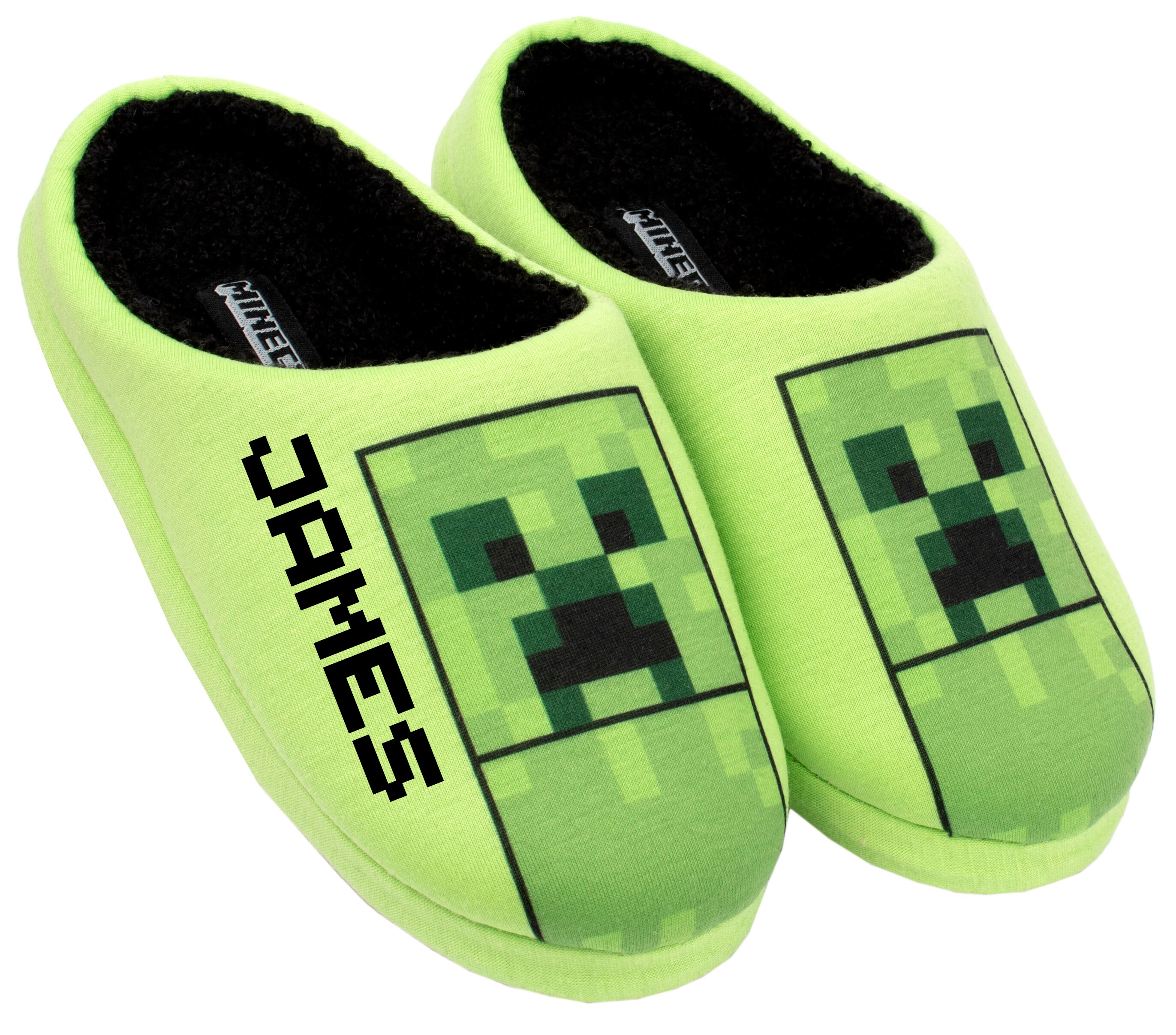 kids minecraft slippers