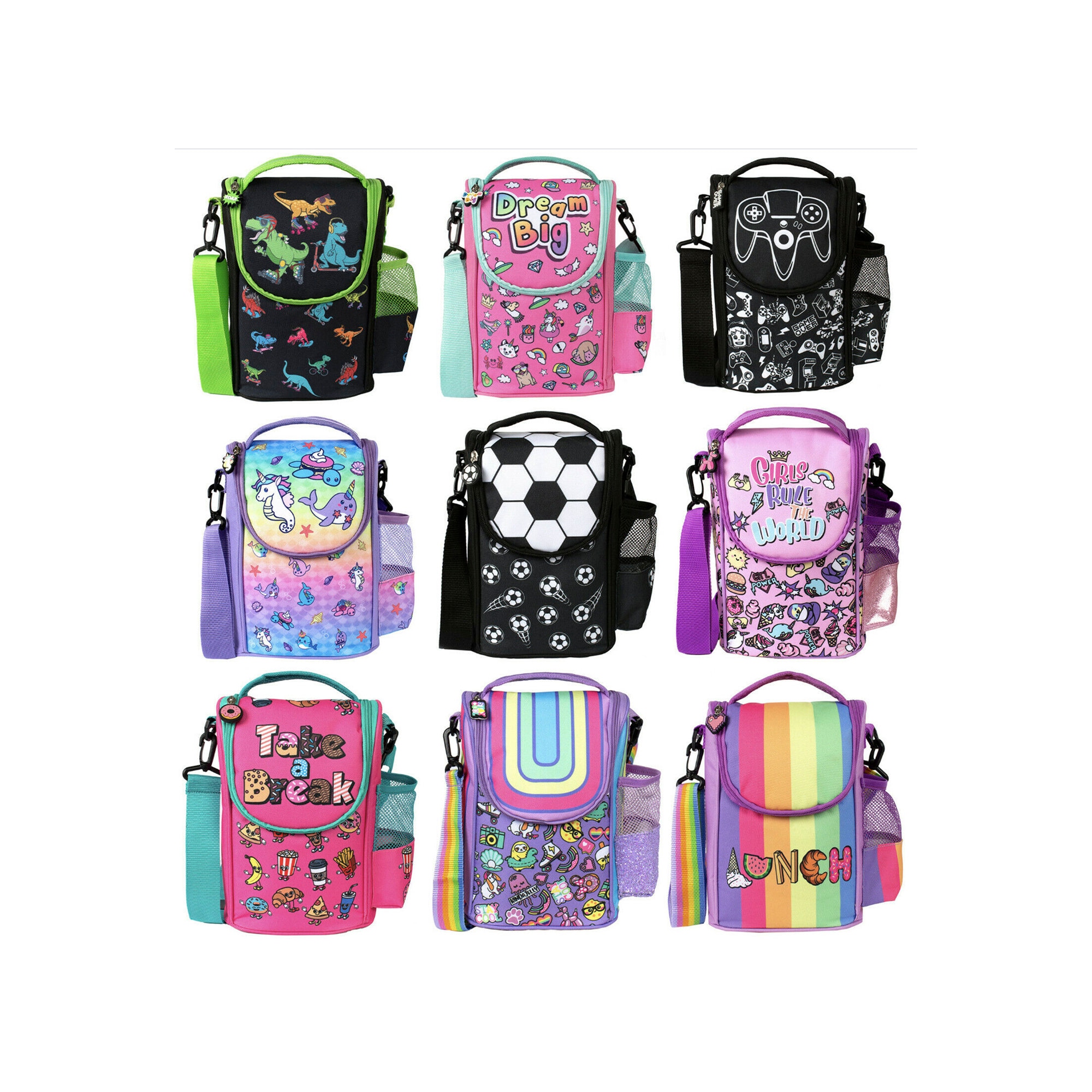Fringoo Lunch Bag for Kids Large Insulated Lunch Box with