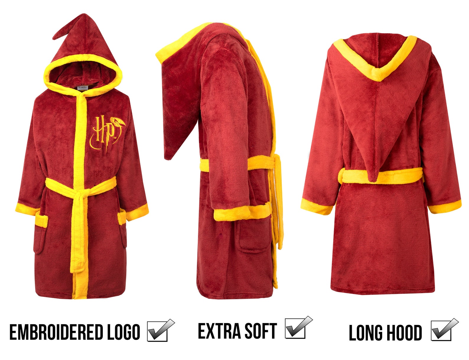 Personalised Harry Potter Official Dressing Gown Ages 514 Etsy