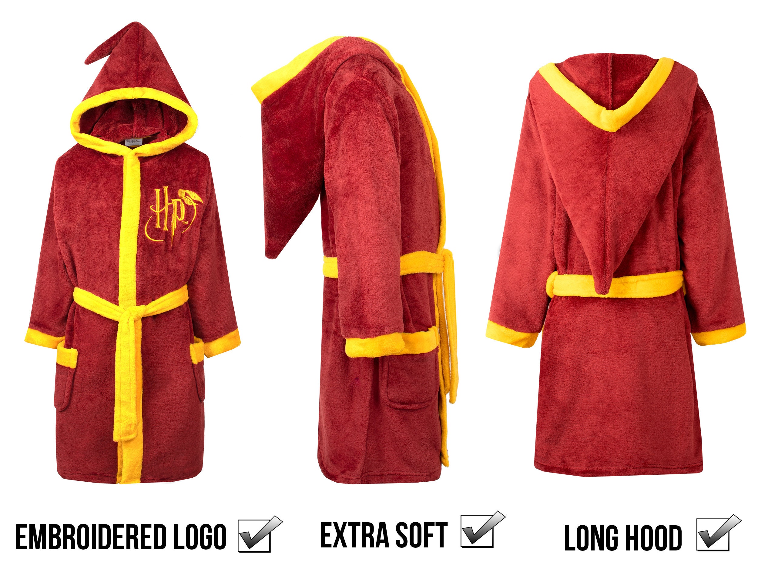 Personalised Harry Potter Official Dressing Gown Ages 514 Etsy Personalised Harry Potter Official Dressing Gown Ages 514 Etsy