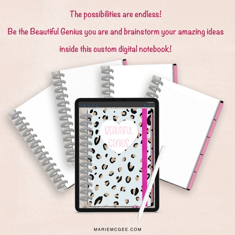 Digital Journal Notebook for iPad Pro Goodnotes Planner Etsy