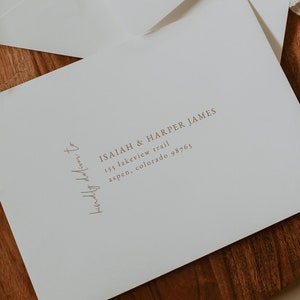 Printable Envelope Address Template — Editable Wedding Envelope Template — Printable Envelope Template — Minimalist Wedding Envelopes