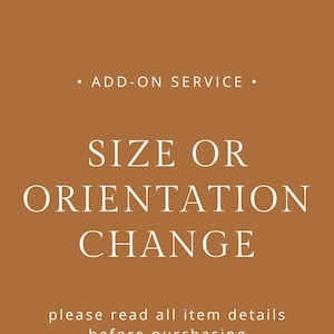 Template Size or Orientation Change for 3-Piece Invitation Suite | Add-On Service