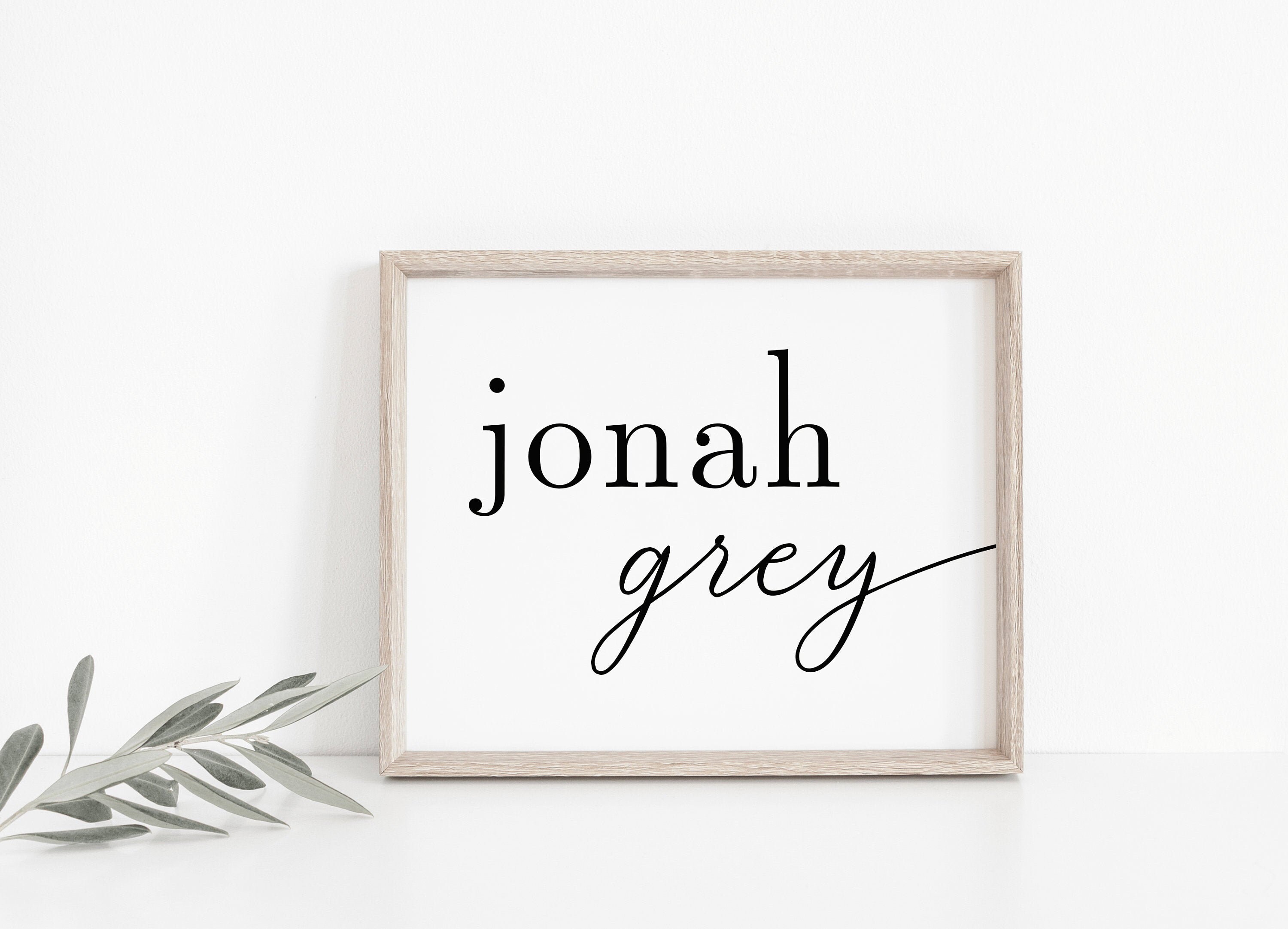 Baby Name Wall Art Template Editable Baby Name Printable Etsy UK