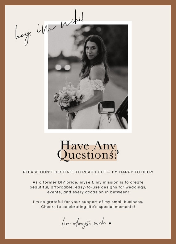 Instant Download BD129 Burnt Orange Wedding Editable Invitation Template Terracotta Wedding Invitation Suite Desert Wedding Bohemian