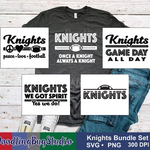 Knights Bundle SVG, Knights PNG, Knights clipart, gift for Knights fan svg, Knights Football svg, Knights mom art, Knights teacher art svg