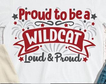 Wildcats SVG, Wildcats teacher, Proud Wildcat svg, Wildcats pride svg, Wildcats mom, Wildcats gift, Wildcats sports fan, Wildcats friend