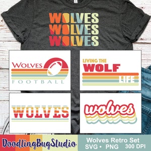Wolves Bundle svg, Wolves SVG PNG Clipart, Wolves cut file, gift for Wolves, Wolves Football svg, Wolves mom, Wolves Sports Fan, Wolves art