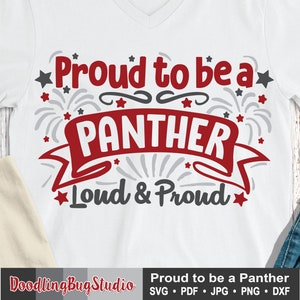 Panthers SVG, Panthers PNG, Proud Panther svg, Panthers pride svg, Panthers teacher svg, Panther mom gift svg, Panthers fan svg, Panther art