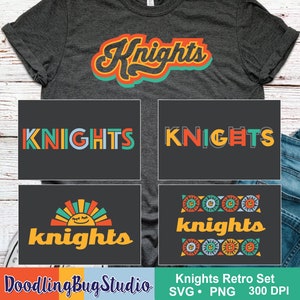 Knights Bundle svg, Knights PNG Clipart, Knights svg png, regalo para Knights svg, Knights script svg, Knights mom art, Knights Sports Fan svg