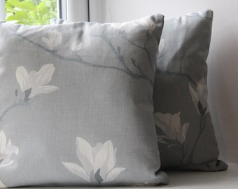 Duck Egg Blue Floral Cushion Fruit and Luxury duck egg blue oatmeal pillow
