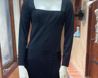 90s Black Embroidered Lace "pretty Woman" Dress, XS/S - Etsy