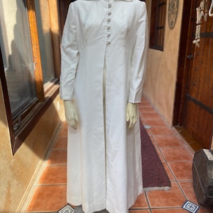 White Maxi Coat - Etsy