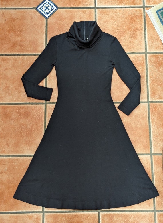 Vintage Black Sweater Dress by Leslie Fay Sport