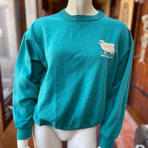 80s/90s New Zealand Teal Sweatshirt