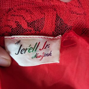 50s/60s Red Dress by Jerell Jr. - Etsy