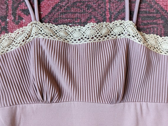 70s Mauve Dress and Bolero Set, 2 Piece Set - image 5