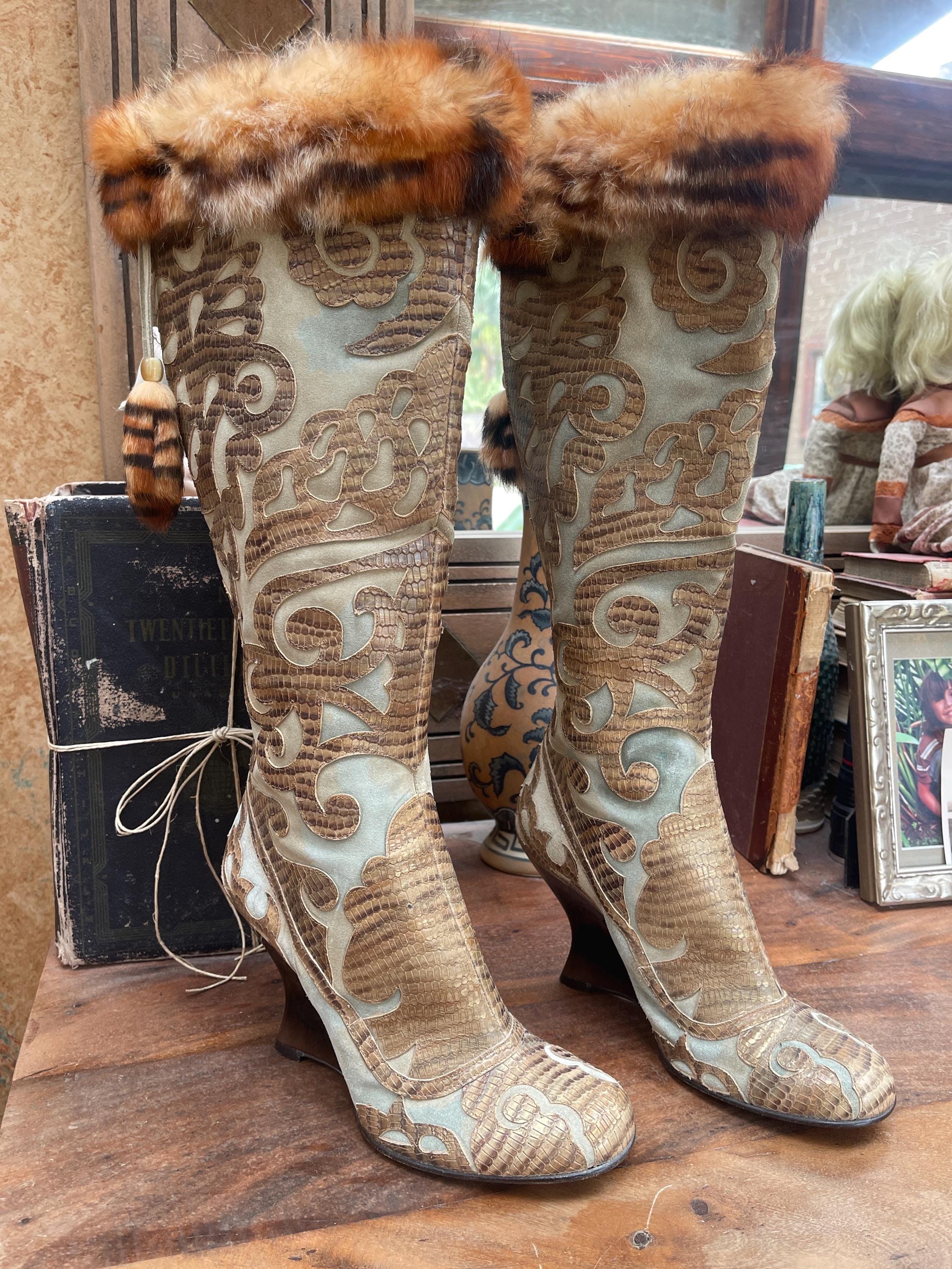 El Dantes Vintage Boots - Etsy