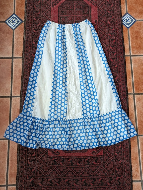 70s Greenecastle Peasant Maxi Skirt - image 1