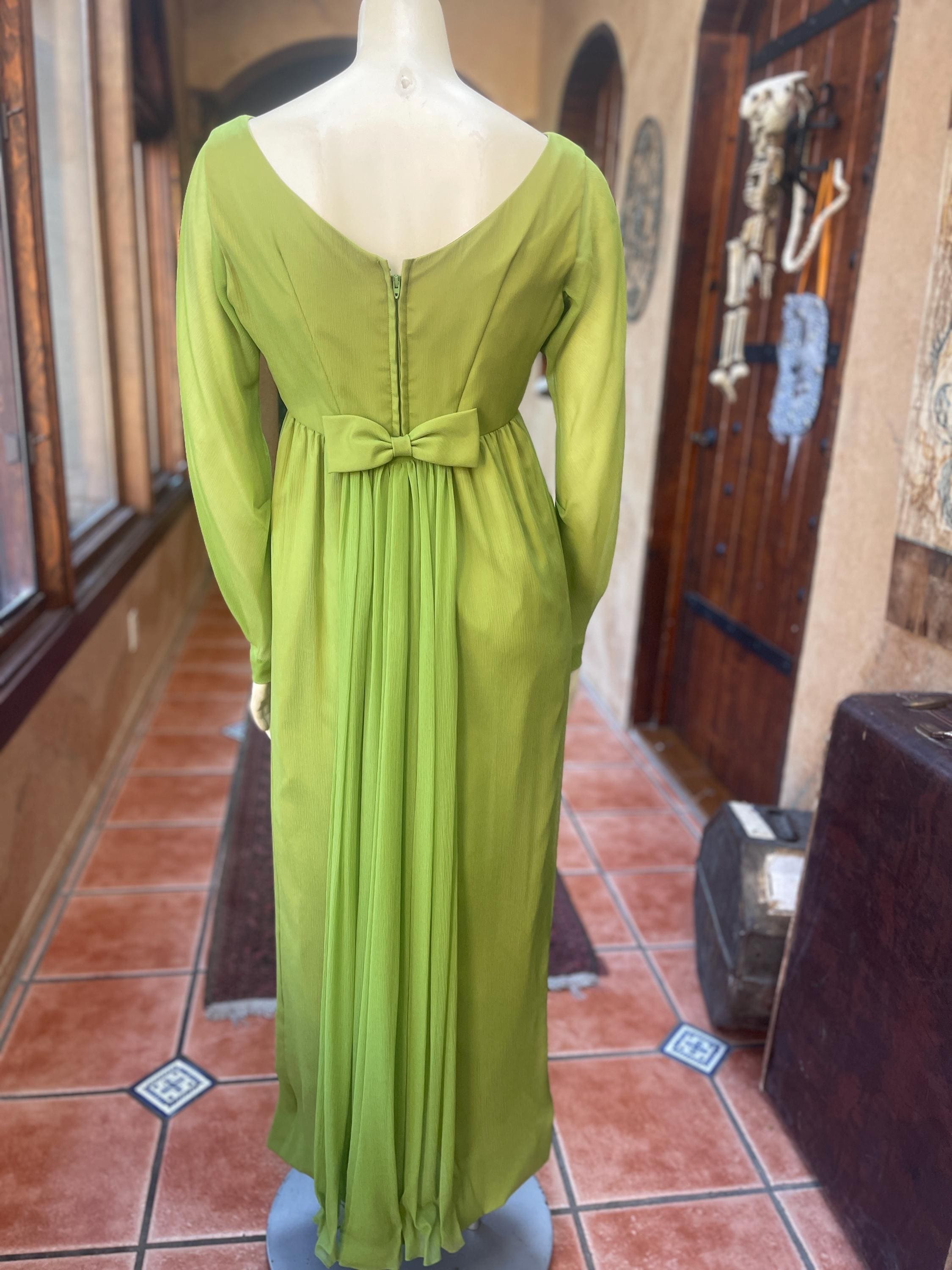 Green Chartreuse Dress - Etsy Green Chartreuse Dress - Etsy