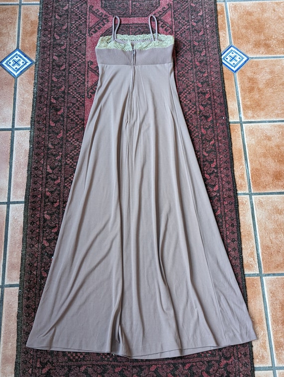 70s Mauve Dress and Bolero Set, 2 Piece Set - image 3