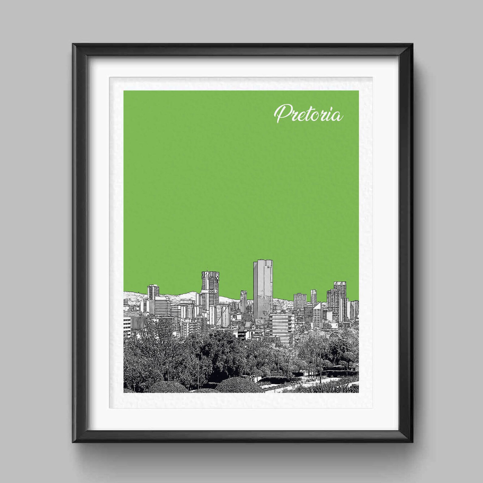 Pretoria Travel Poster Pretoria Gift Pretoria Prints Etsy