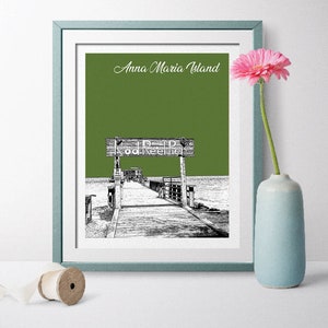 Anna Maria Island, Florida, Anna Maria Island Florida, Anna Maria Island Landscape, Anna Maria Island Gift, Anna Maria Island Wall Art