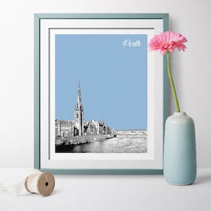 Scotland Travel Poster, Perth Travel Poster, Perth Gift, Perth Prints, Perth Art, Perth Poster, Perth Wall Art, Perth Wedding