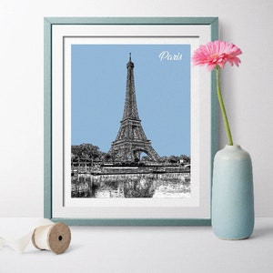 France Travel Poster, Paris Travel Poster, Paris Art, Paris Poster, Paris Wall Art, Paris Landscape, France Poster, France Art Eiffel tower