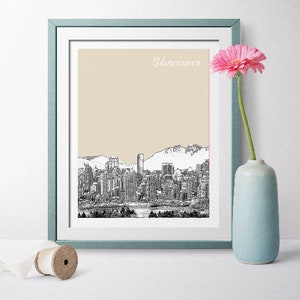 Canada Landscape, Vancouver Poster, Vancouver Print, Vancouver Wall Art, Vancouver Gift, Travel Gift, Wedding Gift, Housewarming Gifts