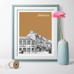 Ireland Travel Poster, Skibbereen Travel Poster, Skibbereen Poster, Skibbereen Wall Art, Skibbereen Landscape, Ireland Poster, Ireland Art