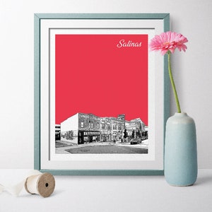 Salinas, California, California Salinas, California Landscape, Salinas Landscape, Salinas Skyline, California Skyline, Salinas Wall Art