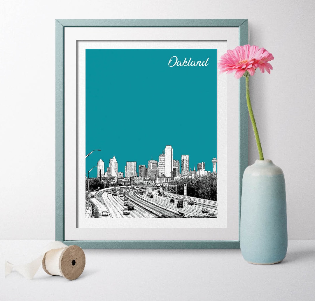 Oakland, Oakland Wall Art, California, Oakland Art, Oakland City