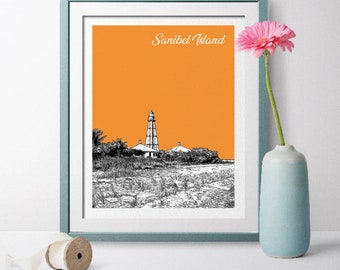 Sanibel Island, Florida, Sanibel Island Florida, Sanibel Island Landscape, Sanibel Island Gift, Travel Poster, Sanibel Island Wall Art,