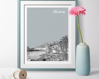 Madeira Regalo, stampe Madeira, Madeira Art, Madeira Poster, Madeira Wall Art, Madeira Wedding, Portugal Poster, Portogallo Art