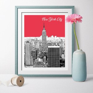 Manhattan, New York City, United States, Manhattan, New York NYC, Travel Poster, New York City Wall Art, New York City Skyline