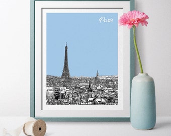 France Travel Poster, Paris Travel Poster, Paris Art, Paris Poster, Paris Wall Art, Paris Landscape, France Poster, France Art Eiffel tower