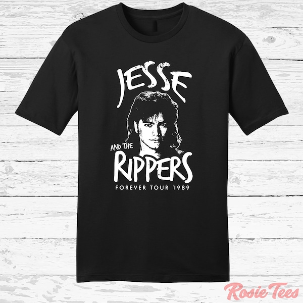 Jesse And The Rippers Unisex T-Shirt | Fake Band Tee | As Seen on TV Shirt | Pop Culture Apparel | Music Shirt | #1 In Japan | Rosie Tees