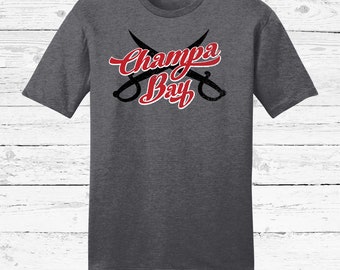 Champa Bay Tee | Tampa Bay Sports Shirt | Hockey Champs Merchandise | Football Championship T-Shirt | Fan Celebration Apparel | Rosie Tees