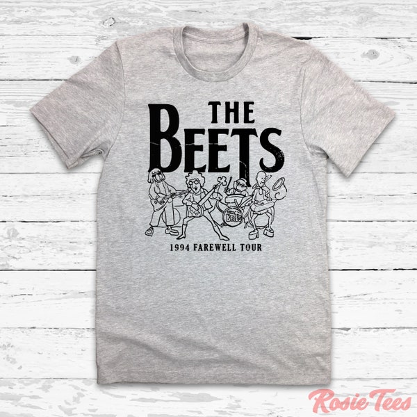 The Beets Farewell Tour Tee | Cartoon Band Shirt | 90's Throwback Apparel | TV Show T-Shirt | Rosie Tees