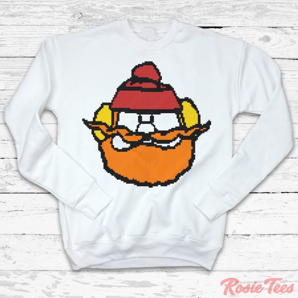 Yukon Cornelius Ugly Christmas Sweatshirt | Holiday Merchandise | Seasonal Apparel | Misfit Toys Crewneck Sweatshirt | Rosie Tees