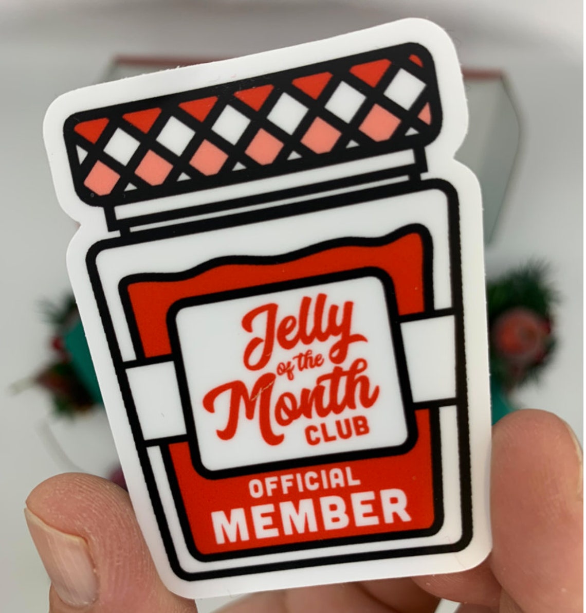Official Jelly of the Month Club Gift Set Holiday White Etsy