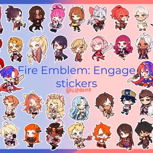 Fire Emblem Engage || Stickers for switch, laptop, water bottle!