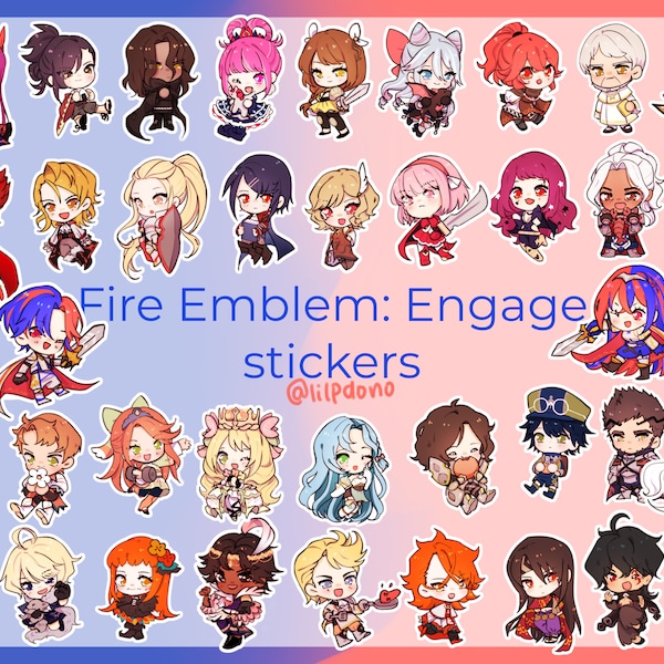 Fire Emblem Engage || Stickers for switch, laptop, water bottle!